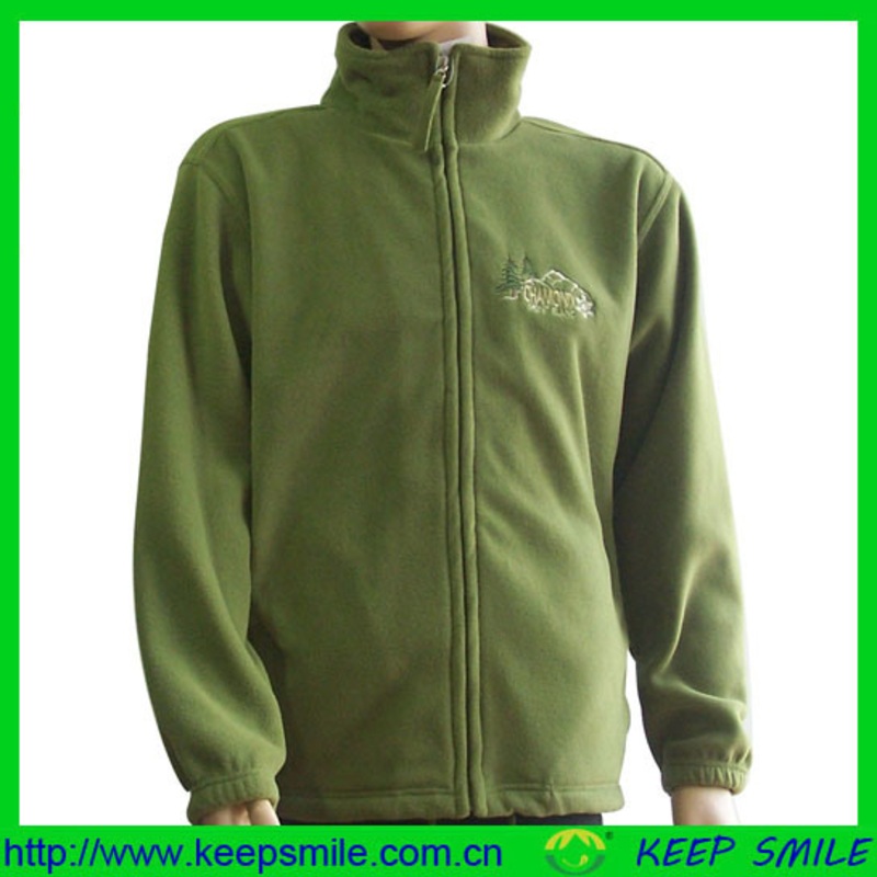 Csutom Polar Fleece Jacket with Emb Chest Logo – Coat and Women Sweater price|L