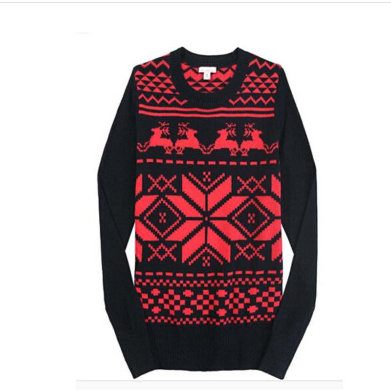 Fashion Long Pattern Design Women Knit Sweater – Sweater and Womems price|S