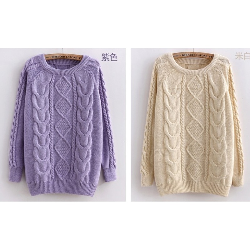 Hemp Flowers Sweater (BTQ042) – Knitted Sweater and Women Sweater price|S