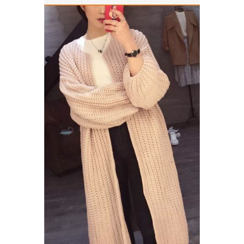 Lantern Sleeve Sweater Long Section of Core Needle (BTQ111) – Knitted Sweater and Women Sweater price|S