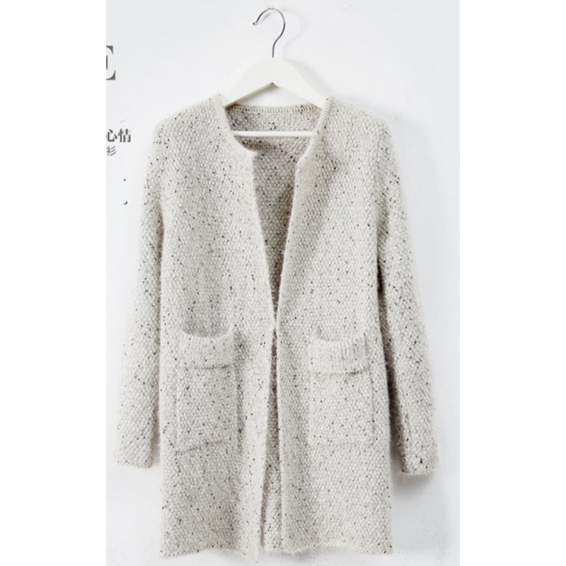 Long Sweater Female Long-Sleeved Cardigan Jacket (BTQ115) – Knitted Sweater and Women Sweater price|S
