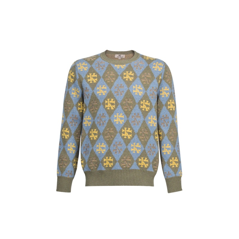 Original Design Classic Mens Knit Fir with Round Collar and Long Sleeves Three Colour – Knit and Long Sleeve price|S