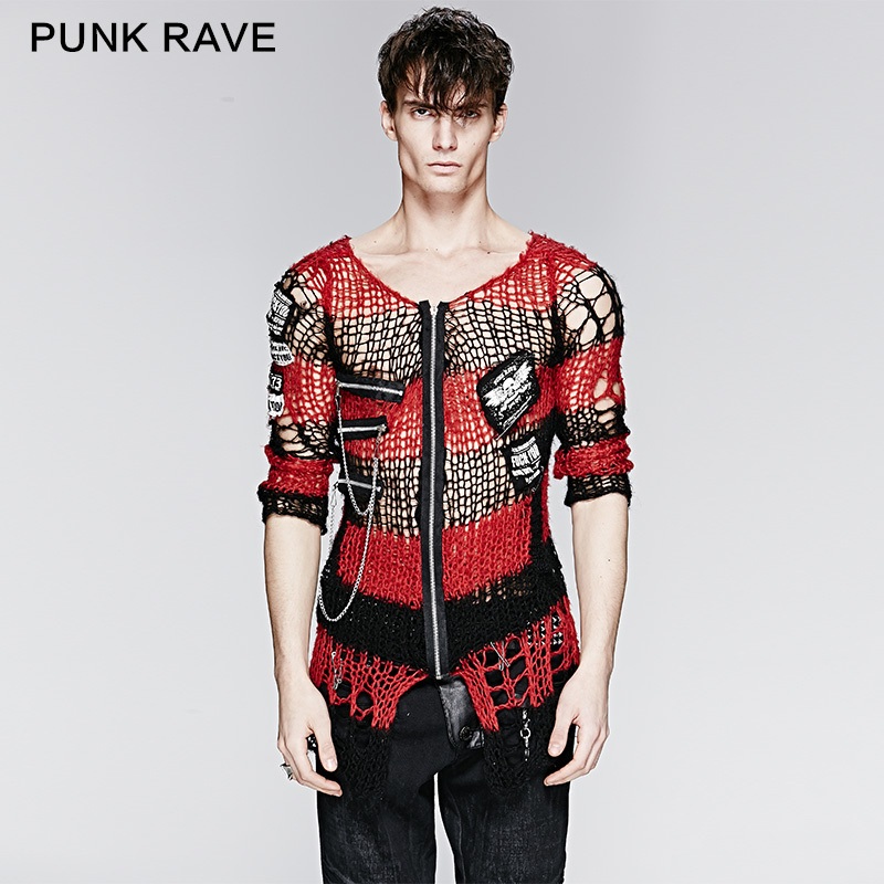 Fancy Korean Latest Fashion Cardigan Man Sweater (M-004/BK-RD) – Man Sweater and Gothic Sweater price|S