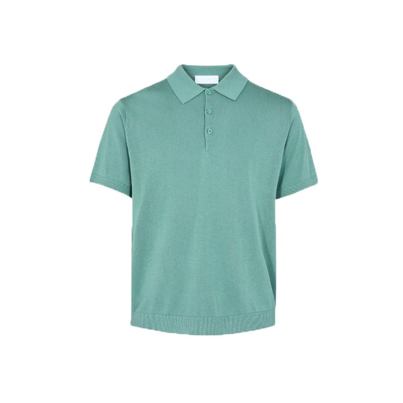 Men Classical Polo Sweater Short Sleeve Pure Color Knitting Pullover – Sweater and Polo Sweater price|S