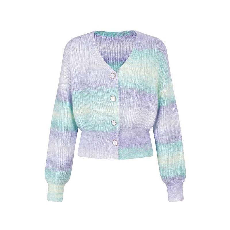 Mohair Top Waist Button Women Cardigan Sweater Wholesale – Mohair Top and Women Cardigan price|S, Customized