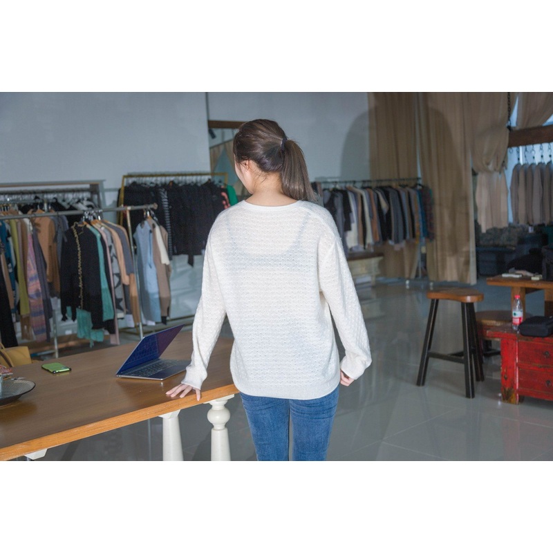 Pure Cashmere Pullover Fashion High Quality Sweater for Women – Sweater and Cashmere Sweater price|S