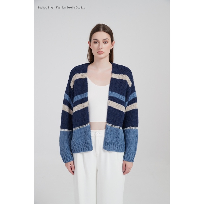 Womens Stripe Open Cardigan – Knit Cardigan and Stripes price|S
