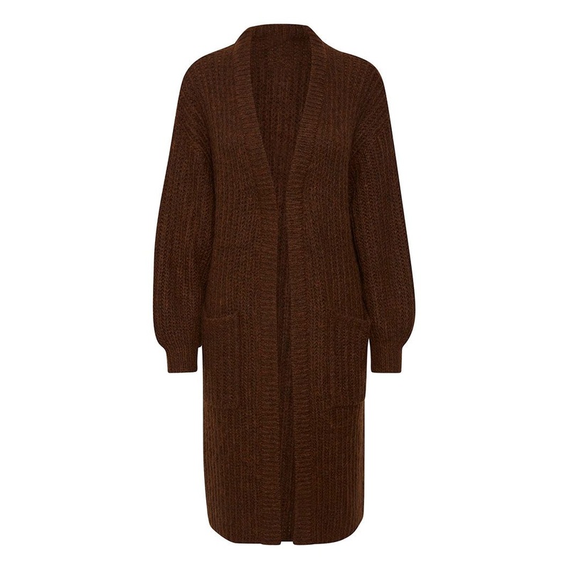Chocolate Fondant Melange Oversize Fit Cardigan Sweater Wool Sweater Lady Clothing – Women Clothing and Women Apparel price|S