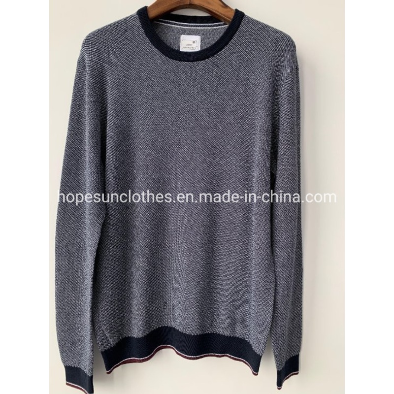 OEM Manufacturer Men Computer Knitted Multicolor Jacquard Patterned Pullover Knitwear Sweater – Sweater and Knitwear price|S