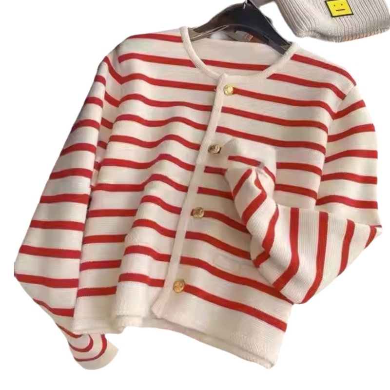 Polyester Solid Knit Viscose Loose Casual Daily Womens Gold Button Cardigan Jacket Coat – Gold Button Cardigan Jacke and Polyester Solid Knit Coat price|Free Size