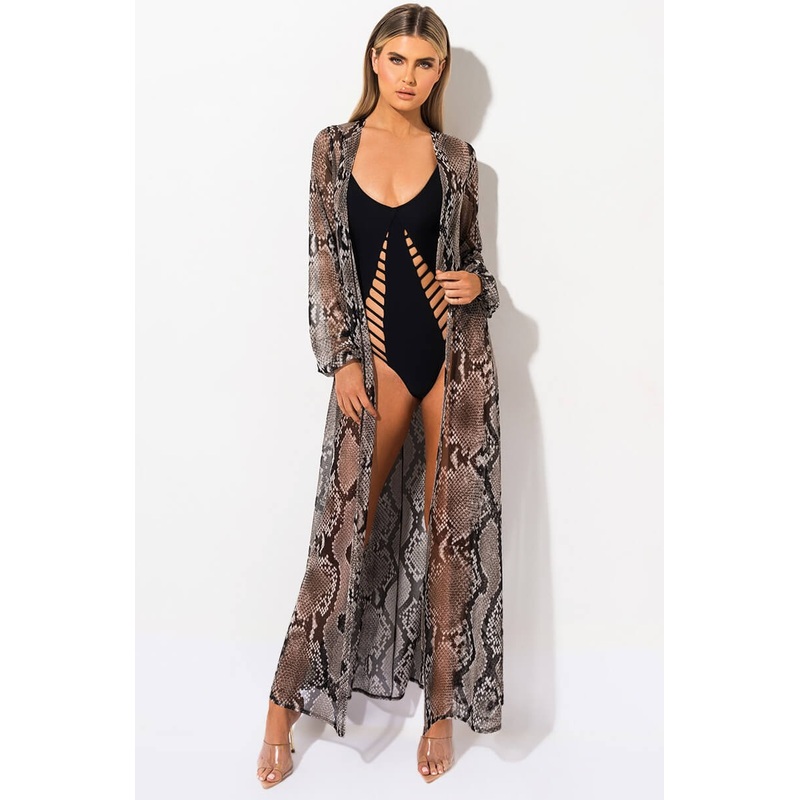 Sexy Womens Fashion Mesh Cardigan Sweater Pajamas – Dress and Clothing price|S