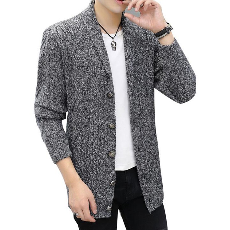 Spring Autumn Mens Button Slim Knitted Jacket Sweater Cardigan – Men Autumn Winter Sweater Top and Sweater Cardigan price|S, M, L, XL, 2XL, 3XL