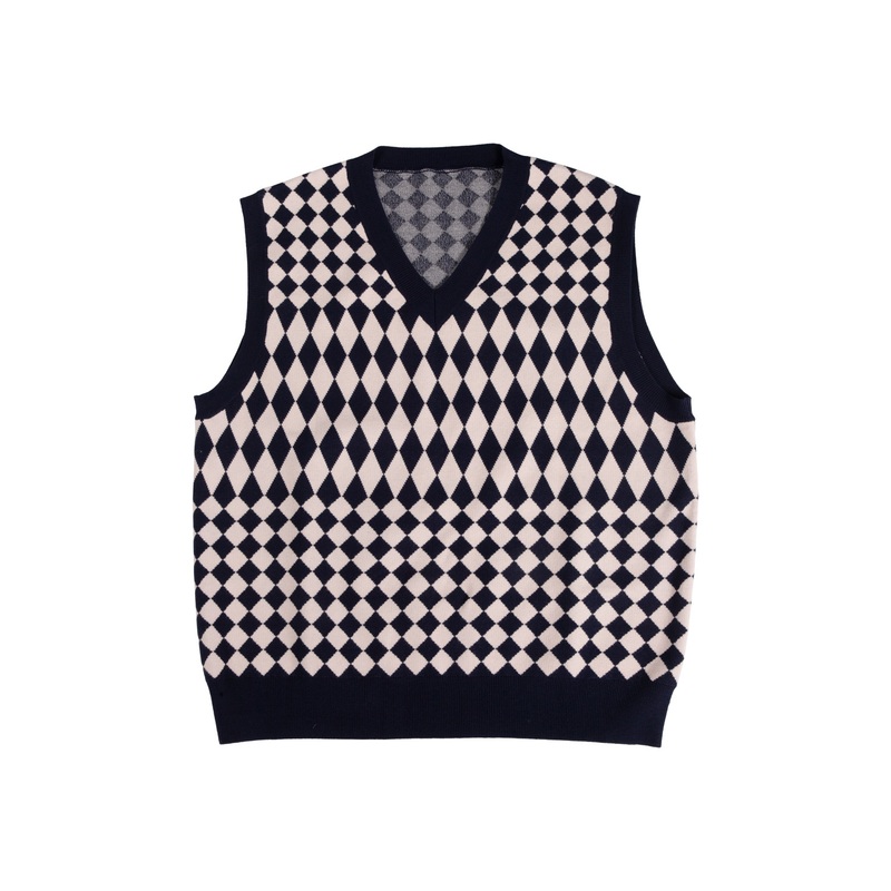 Vest Sweater Girls V Neck Sleeveless – T-Shirt and Clothes price|S, S-L