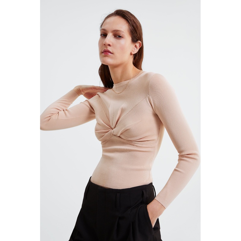 Women Long Sleeve Round Neck Knitted Sweater with Knot – Dress and Clothes price|
                                        <a href="https://www.made-in-china.com/products-search/hot-china-products/S_Dress.html" title="S Dress" style="color:|555;">