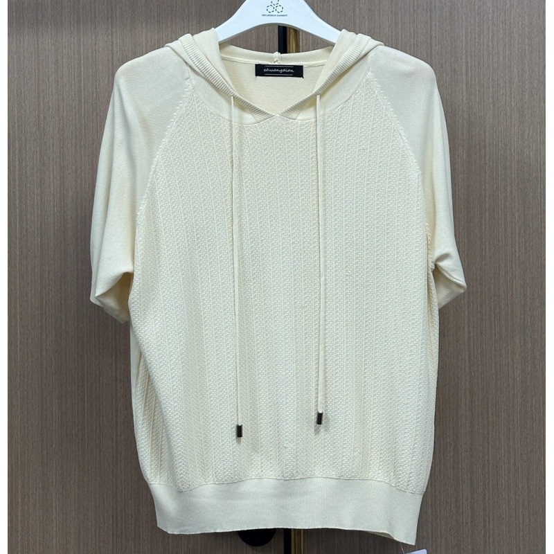 Womens Thin Hoodie Knitted Top Short Sleeve Pullover Fashion Clothes Women Sweater – Customized Factory Sweaters and Womens Hoodie Pullover Sweater price|Free Size