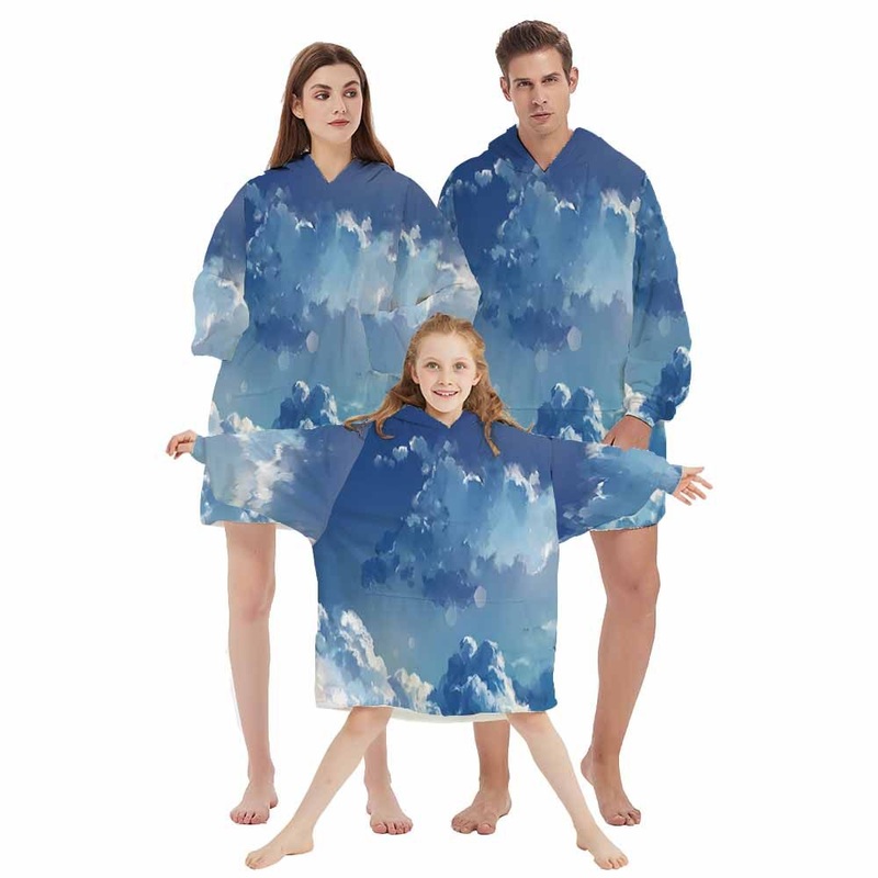 Cheap Wholesale Cosy Mens Custom Oversized Hoodie Sweatershirt Blanket Form Men – Cheap Hoodie Blanket and Cheap Oversized Blanket Hoodies price|S