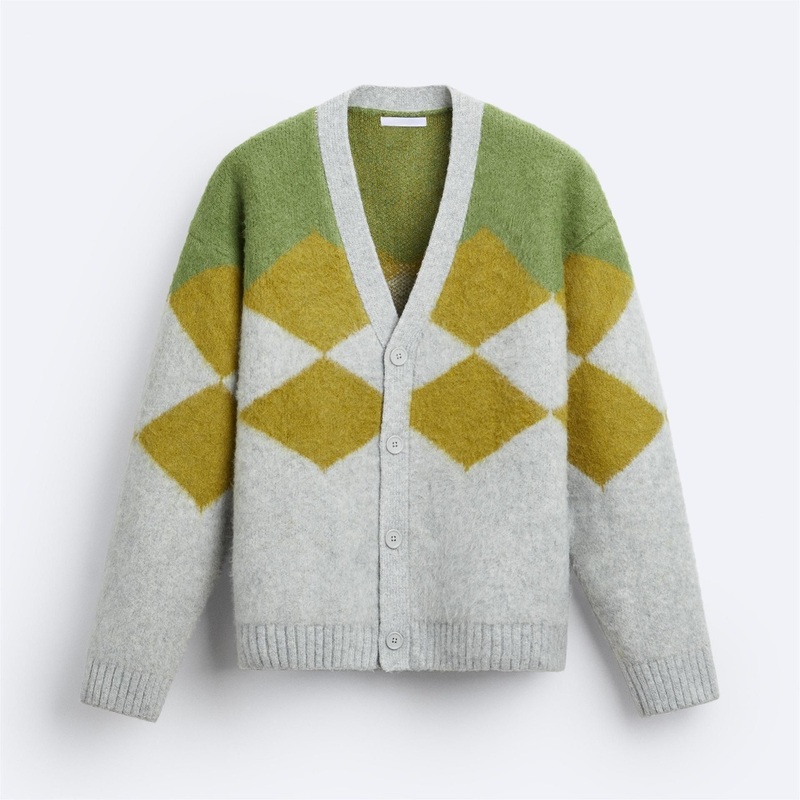 Custom Mens Jumper V-Neck Cardigan Casual Loose Knit Cardigan – Mens V-Neck Cardigan and Casual Loose Knit Jacket price|M, S/M/L/Customized Size