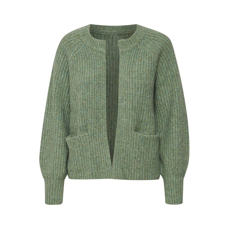 Frost Melange Knitted Cardigan Sweater Warm Clothing Ladies Sweater – Cardigan Sweater and Knitwear Clothes price|S