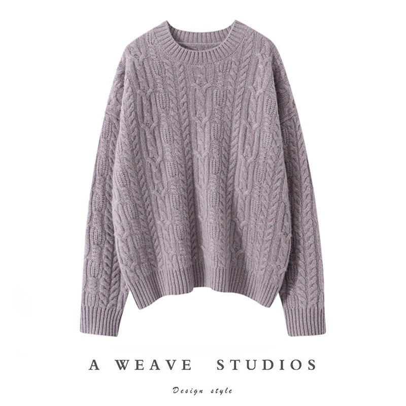 OEM Loose Plus Size Pure Cashmere Top Striped Womens Fashion Pullover Sweater – White and Black price|S-XXXL,Customizable