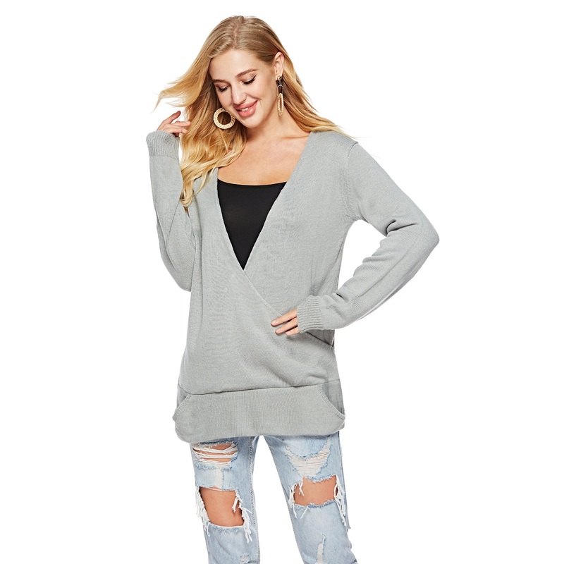 Sexy V-Neck Sweater Plus Size Apparel Women Long-Sleeved Pullover Knitwear – Dress and Clothes price|
                                        <a href="https://www.made-in-china.com/products-search/hot-china-products/S_Dress.html" title="S Dress" style="co