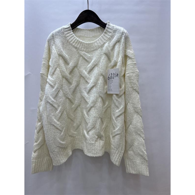 Winter Women Garment Lightweight Round Neck Sweater Top Loose Knitted Pullovers – Sweater and Knitted Pullovers price|S