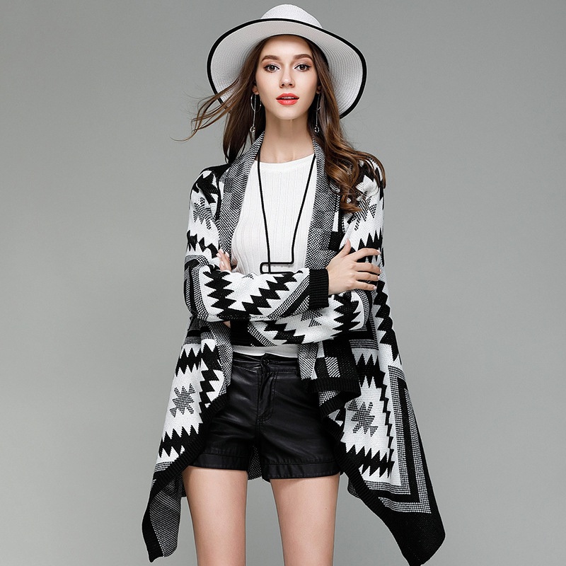 Women Knitwear Cardigan Irregular MID-Length Fashion Sweater Coat – Dress and Clothes price|S