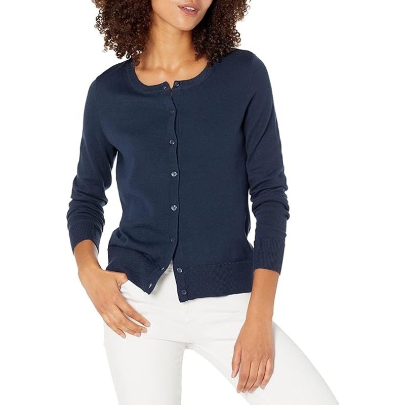Womens Lightweight Crewneck Cardigan Jumper – Crewneck Jumper for Women and Soft and Warm Sweater price