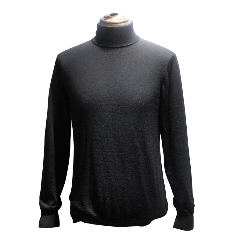 2023 New Mens High-Neck Long-Sleeved Cashmere Wool Sweater – Men Hoodie and Hoodies price|S