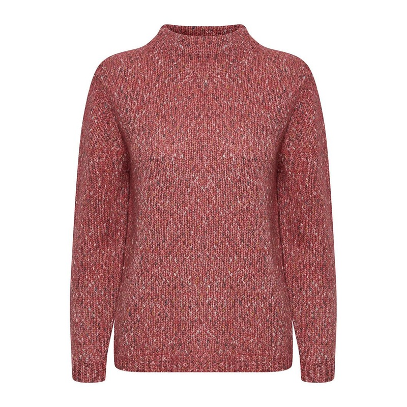 Baroque Rose Mix Knitted Pullover Wool Sweater Long Sleeve Women Clothing – Knitwear Clothes and Ladies Sweater price|S