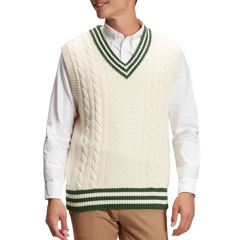 Chic City Crew Neck Striped Knit Winter Pullover Mens Sweater – Mens Sweater and Striped Sweater price|S, S/M/L/Customized Size