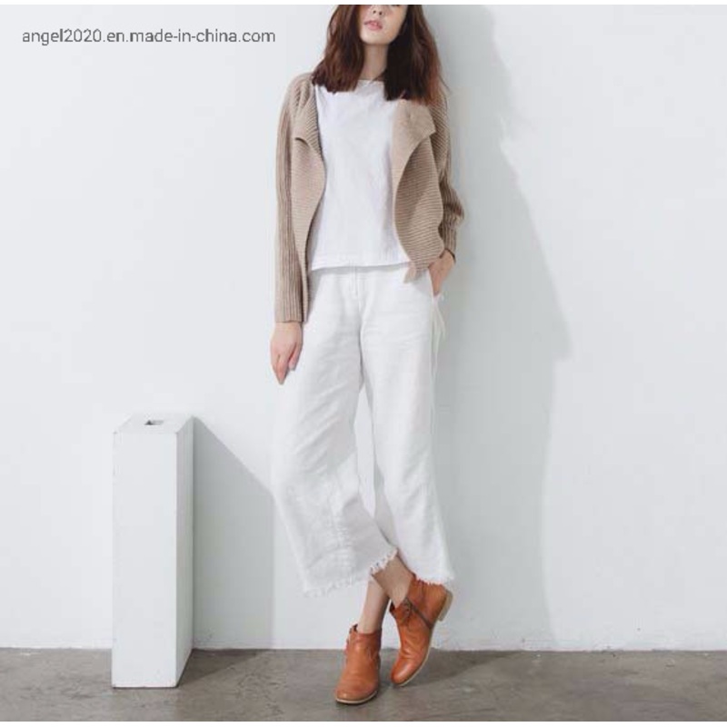 Fashion Ladies Knitted Cardigan with Rayon Nylon Mix Model Sweaters – Clothes and Fashion price|S