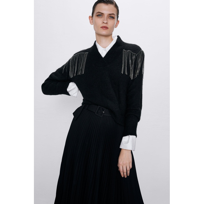 Women Fashion Fine-Knit Sweater Dress with Logo – Dress and Fashion Clothes price|
                                        <a href="https://www.made-in-china.com/products-search/hot-china-products/S_Dress.html" title="S Dress" style="color:|555;">
