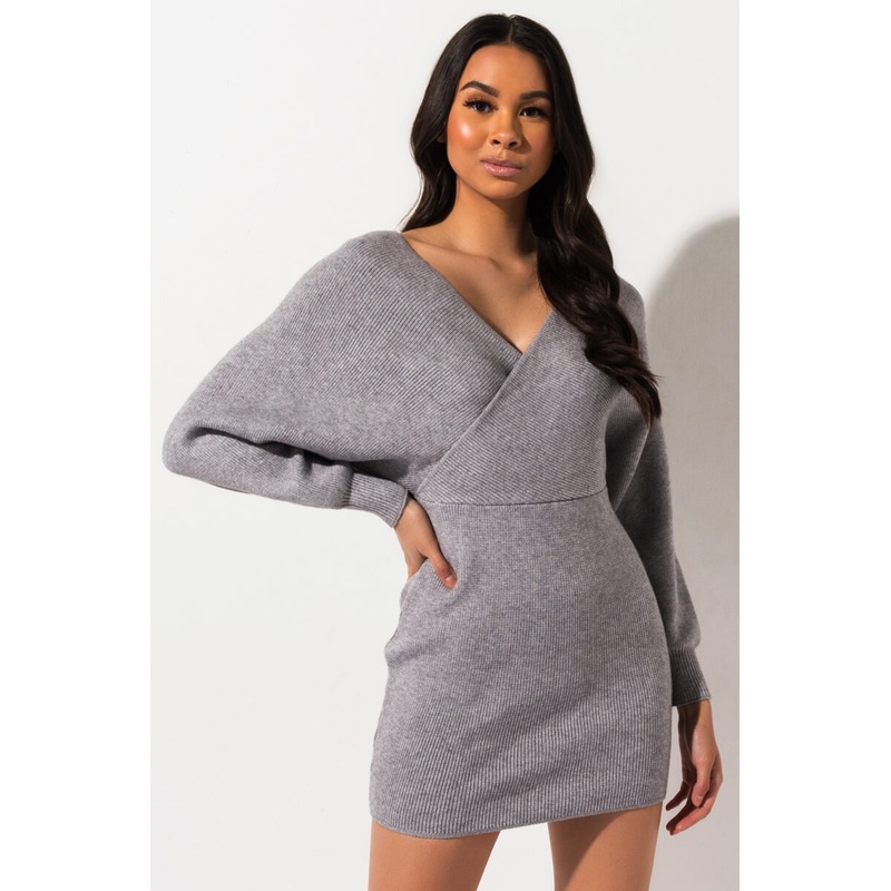 Womens Sexy Dress Clothing Mini Knitted Sweater Dresses – Dress and Clothing price|S