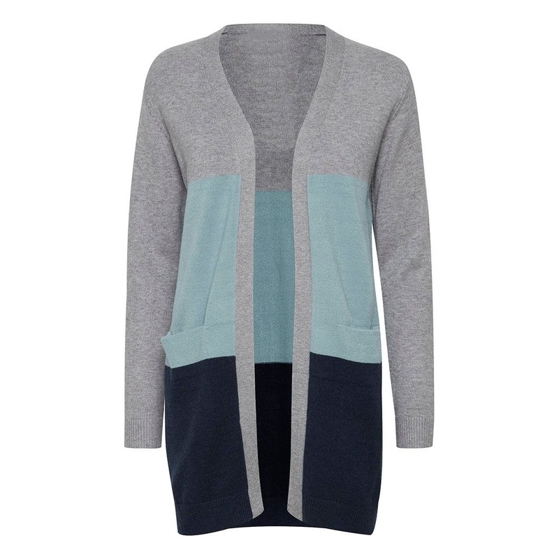 Grey Melange Mix MID Thigh Length Cardigan Sweater for Spring and Fall – Knitwear Clothes and Cardigan Sweater price|S