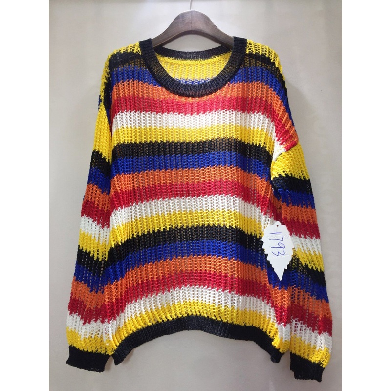 Ladies Fashion Long Sleeve Plain Knitted Sweater Winter Collection Pullover with Splicing Color – Knitted Pullovers and Women Lightweight Sweaters price|S