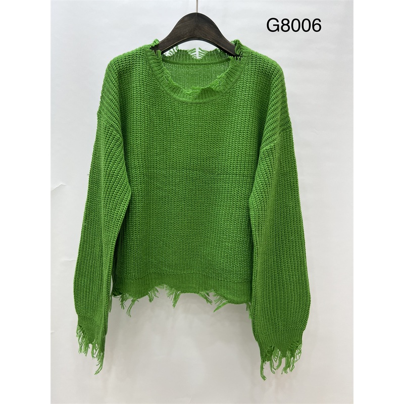 Ladies Green Color Knitted Lantern Long Sleeve Pullover Turtleneck Sweater for Women – Pullovers and Knitted Pullovers price|S