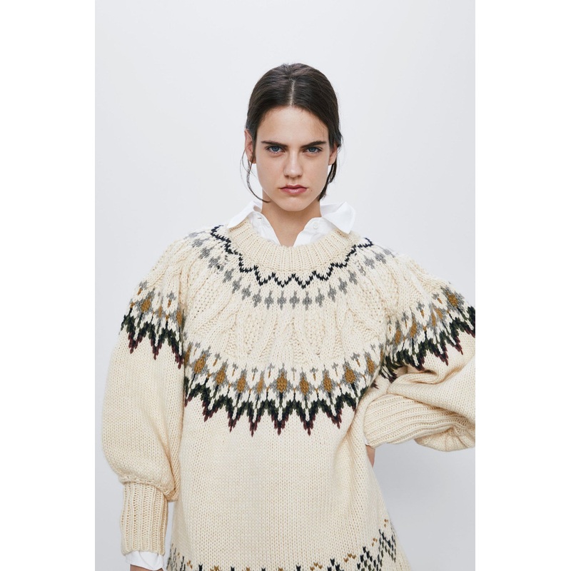Women Fashion Knitted Sweater with Long Sleeve – Dress and Fashion Clothes price|S