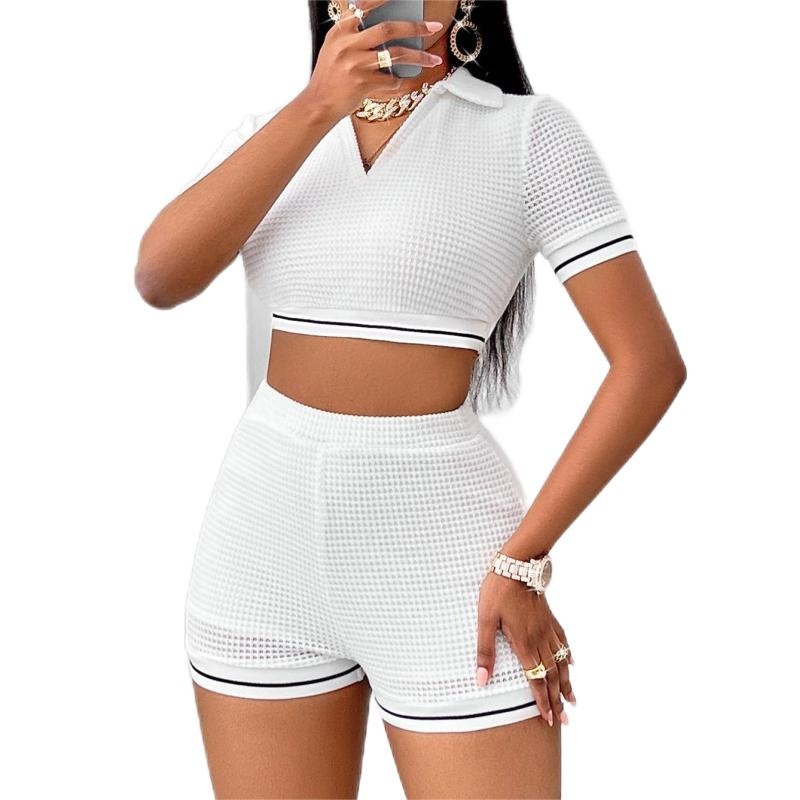 Breathable Sexy Suit Set – Ladies Sweater and Striped Sweater price|S, S/M/L/Customized Size