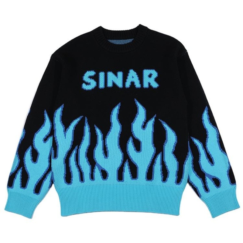 Custom Logo OEM & ODM Men Sweater Pullover Jacquard Pattern Knitwear Crew Neck Knit Top Cotton Designer Custom Knit Sweater Men – Mens Sweaters and Custom Sweater price|Accept Customized Size