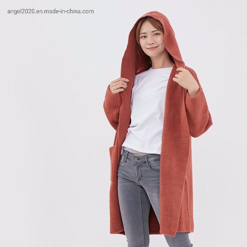 Knitting Wear Ladies Knitted Cardigan with Rayon Mix Sweaters – Clothes and Fashion price|S