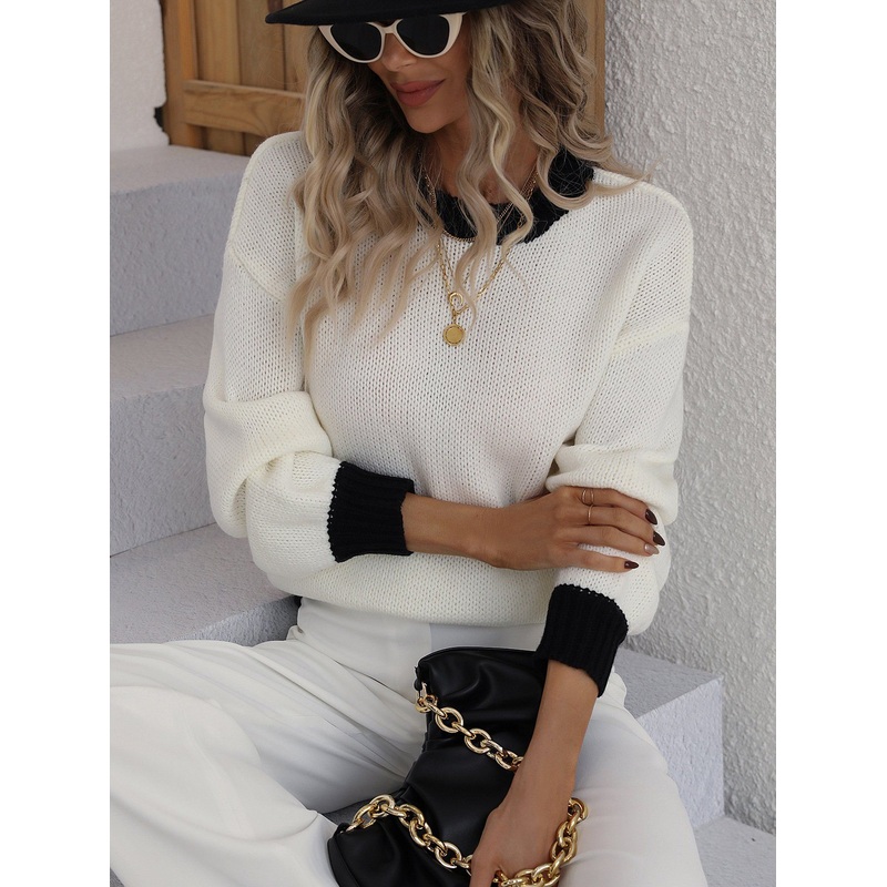 Ladies Color Combo Sweater Women Knitting Sweater – Sweater and Ladies Sweater price|S