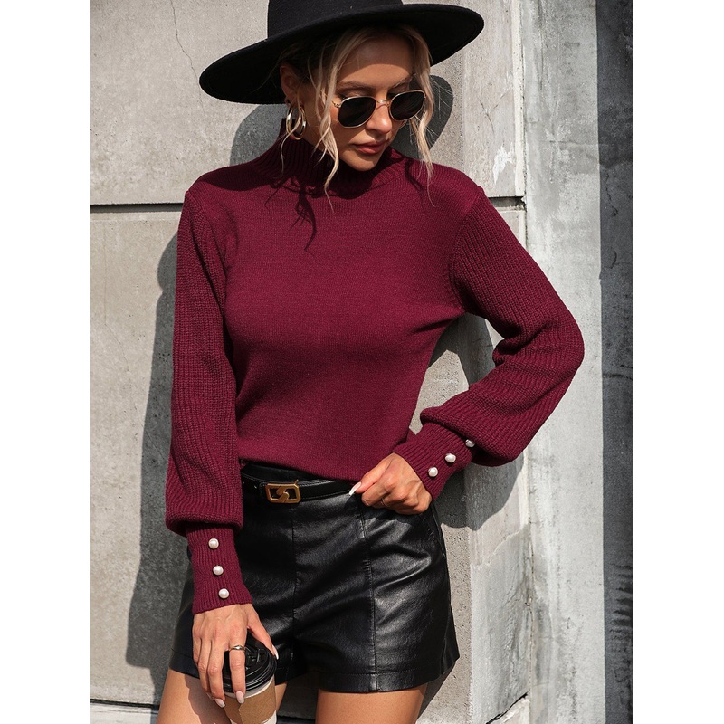 Ladies High Collar Sweater Women Knitting Sweater – Sweater and Ladies Sweater price|S