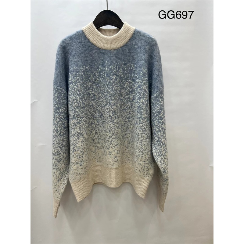 Loose Lazy Style Knitting Wear Fashion Clothing Women Knit Pullover Regular Sleeve Sweater – Pullovers and Ladies Sweater price|S