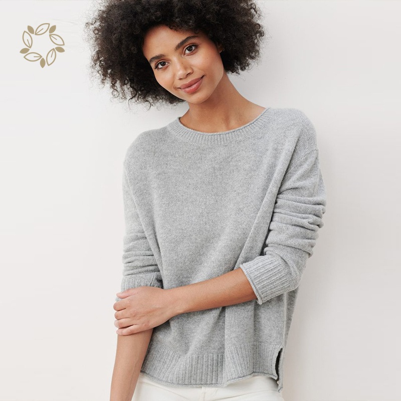 Sustainable Women Sweaters Eco Friendly Long Sleeve Pullover Sweater Organic Cotton Sweat Sweaters for Women – Sweater and Knit Crewneck price|S