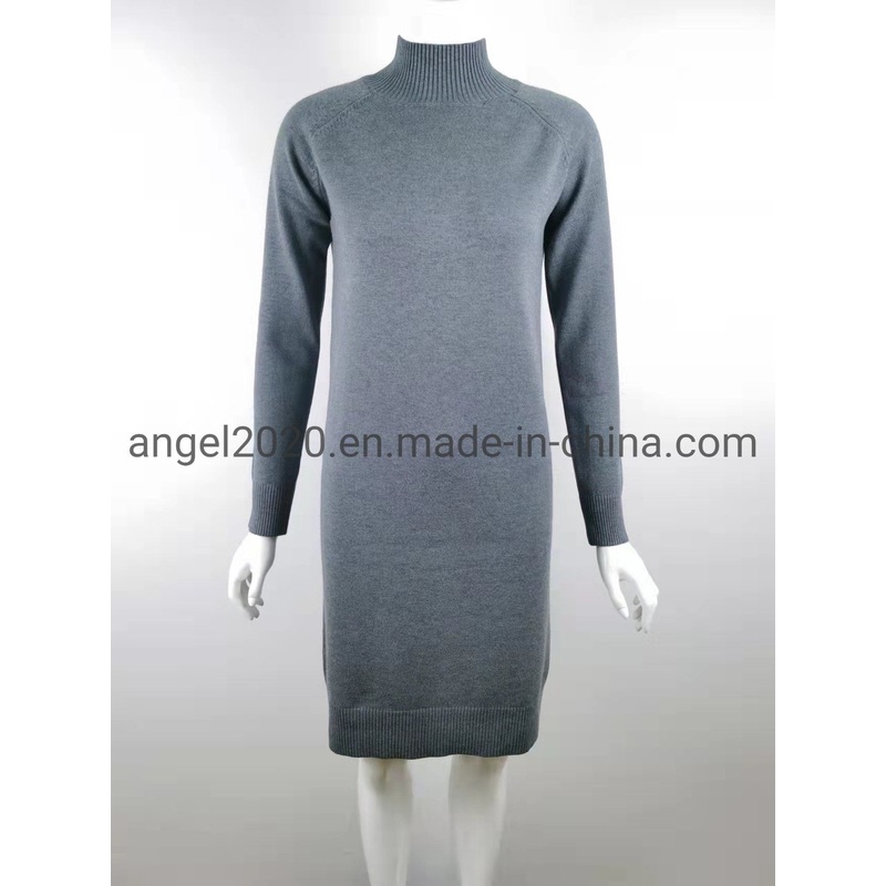 Women Christmas Sweater Knitted Plain Long Dress of Ak210651 – Women Christmas Sweater and Dress price|S