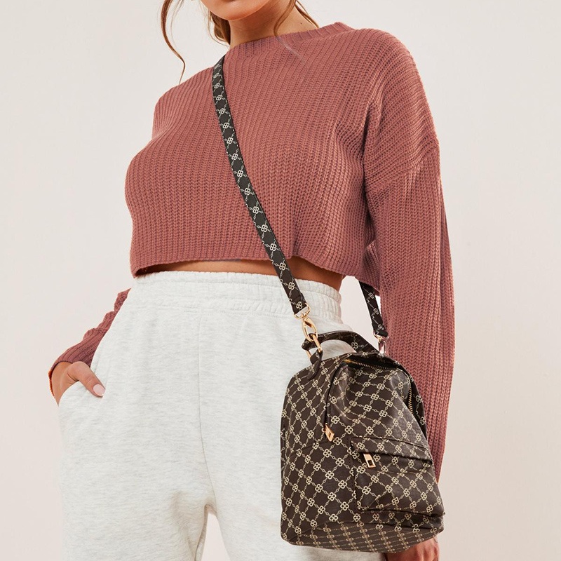 Women Clothing Sweaters Tall Pink Basic Super Crop Knitted Sweater – Women and Oversized Sweatshirt price|S