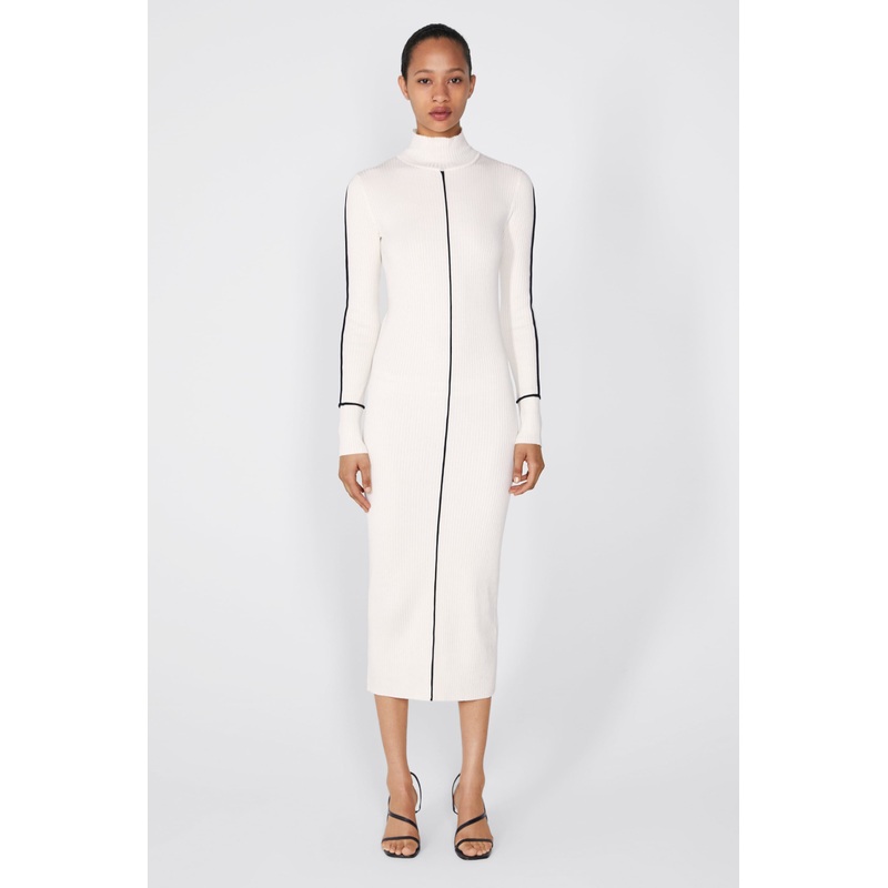 Women Fashion Round Neck Long Sleep OEM Sweater Dress – Fashion Dress and Ladies Dress price|S