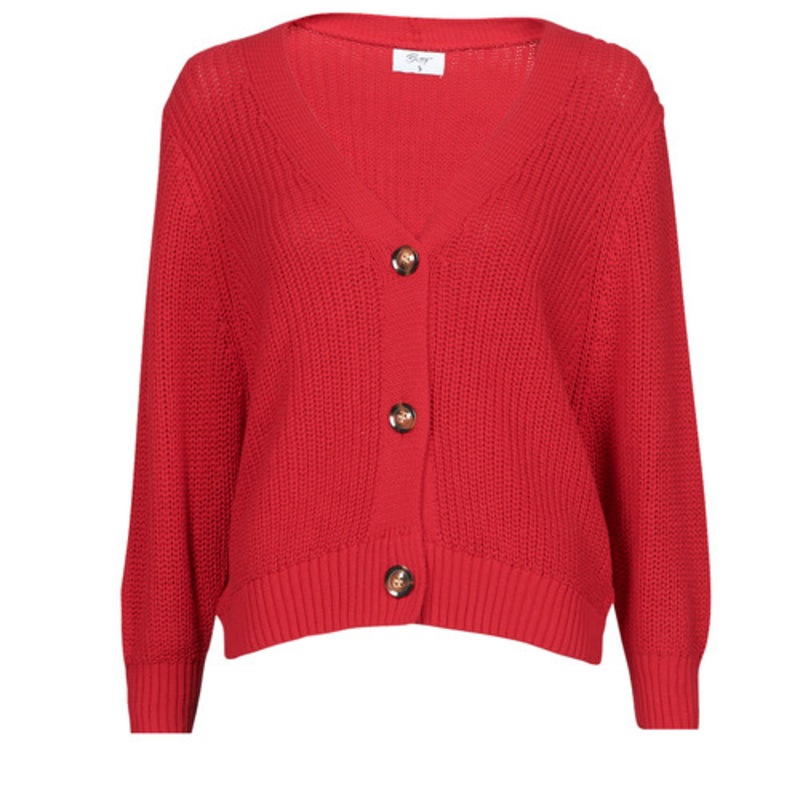 Womens V Neck Button Down Cropped Cardigans Chunky Knitting Sleeve Sweater Tops Outwear – Women Chunky Sweaters and Womens Outwear price|S