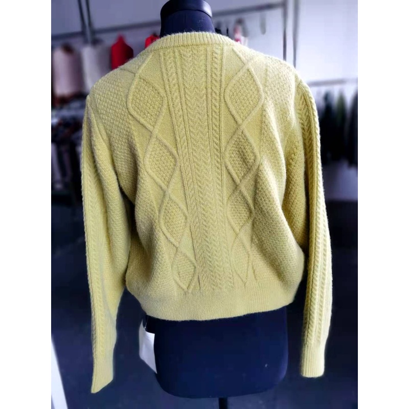 Yellow Color Fashion Chothing for Women, Women`S Warm Sweaters – Cardigan and Sweater price|S