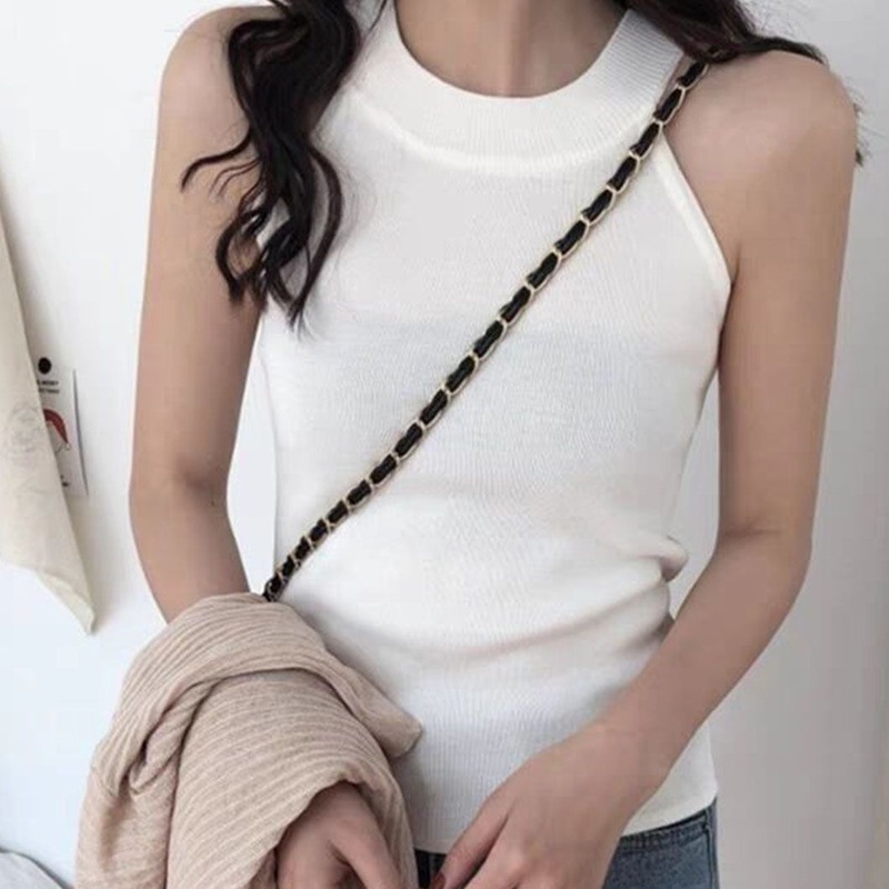 Fashion Round Neck Knitted Sweater Vest Sleeveless Tank Pullover Women Clothing – Knitwear and Vest price|S